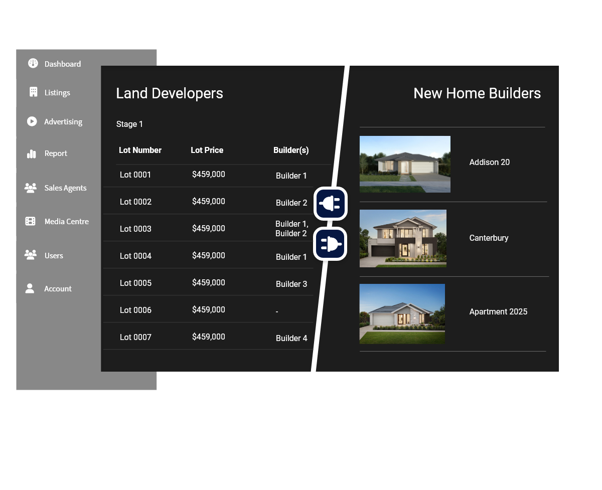 Land Developer & Builder Lot Listing Sharing (new) - HQ Technology